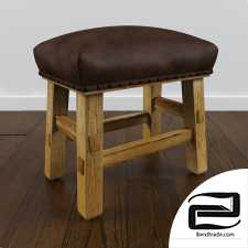 Pottery Barn - Caden Leather Stool