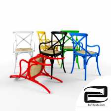 Rattan Chair 3D Model id 12175
