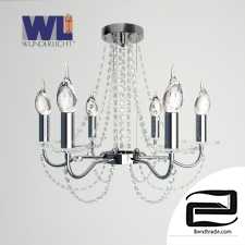 Ceiling chandelier Wunderlicht star dust W11698-36CH