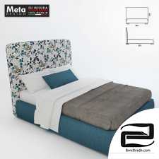 Bed META DESIGN MIRRA art.352box