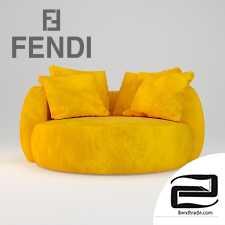 Fendi Sofa 3D Model id 12629