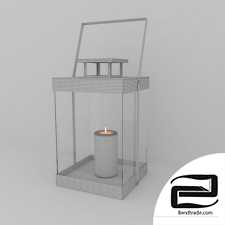 Sleek Hurricane Lantern