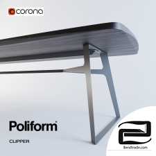 Poliform Clipper dining table