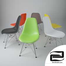 VITRA. Eames Plastic Side Chair DSR