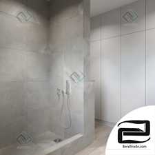 Technical shower room