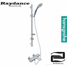 Hansgrohe Raindance shower panel