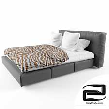 Bed 3D Model id 12983