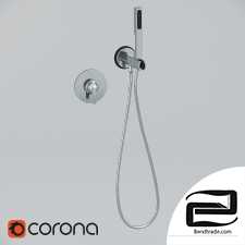 Wall mounted shower mixer