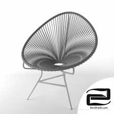 Egg chair 3D Model id 12998