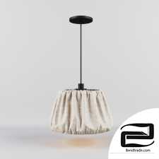 Ceiling lamp made of cotton