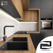 Kitchen area 3D Model id 13162