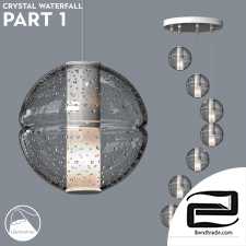 L1126 Chandeliers Crystal Waterfall Part 1