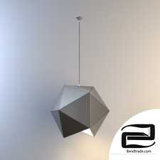 geometric ceiling light