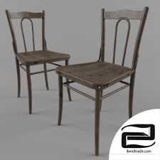 Wooden chair 3D Model id 13621