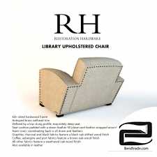 RH LIBRARY UPHOLSTERED CHAIR
