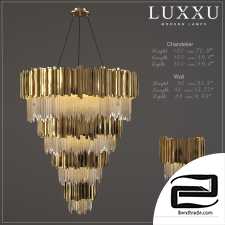 LUXXU Empire chandelier and Sconce