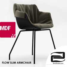 MDF Italia Flow Slim Armchair