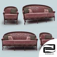 classic sofa and armchair 