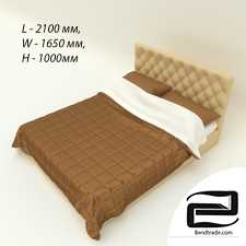 Bed 3D Model id 14340