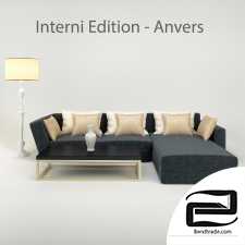 Sofa and table from Anvers factory