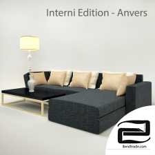 Sofa and table from Anvers factory