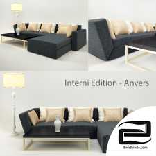 Sofa and table from Anvers factory