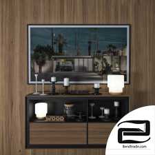 Decor Set Black&Wood