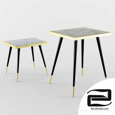 Marble side tables