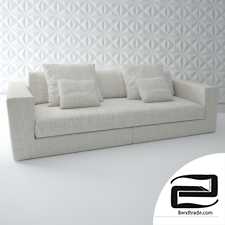 ASAMI W8 White Sofa