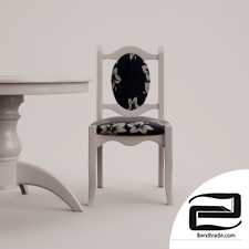Table and chair 3D Model id 14799
