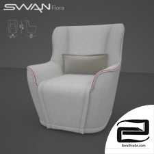 Flora chair from Swan Italy