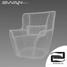 Flora chair from Swan Italy