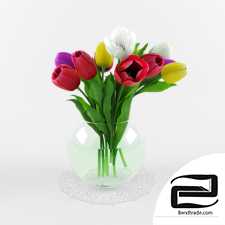 Tulips 3D Model id 14916