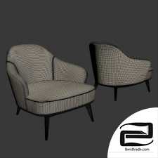 Minotti Leslie Armchair 3D Model id 14917