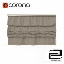 Roman blind 3D Model id 14921