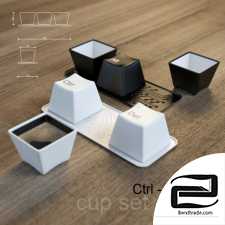 Set of cups 