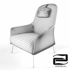 Normal Wing Chair Giorgetti