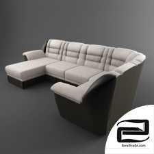 corner sofa 3D Model id 14975