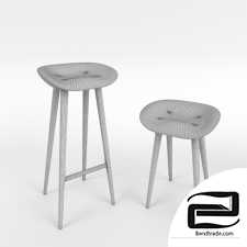 Bar stool, Craig Bassam Tractor Counter Stool