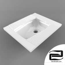 Squat Toilet 3D Model id 15091