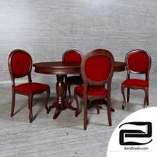 Table and chair 3D Model id 15119