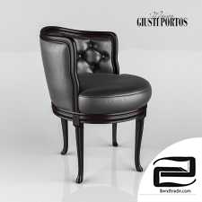 Giusti Portos poltroncina girevole liberty chair