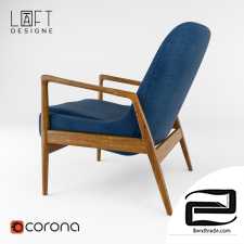 Chair 3512 model Dark Blue