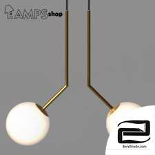 Chandelier Milky Lamp Angle 45