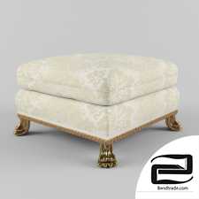 Cavello Footed Ottoman