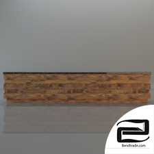 Pallet Serving Counter Raw look