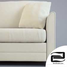 Sarah Loveseat with custom upholstery