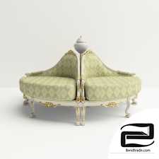 round sofa 3D Model id 16163
