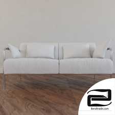 simple modern wihte sofa