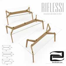 Riflessi Glide Table Set